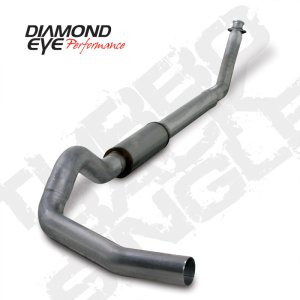 Dodge Cummins Performance Exhaust - Diamond Eye Performance - Turbo Back Single 5in SS - `94-`02